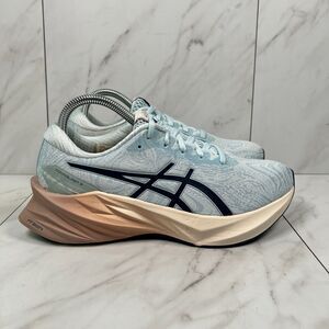 Asics Novablast 3 Nagino Womens Size 7.5 Sky Blue Cream Running Sneakers Shoes